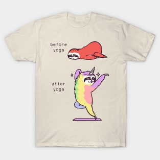 Sloth After Yoga T-Shirt